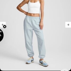 Beyond Yoga Light Blue Elastic Waist Joggers